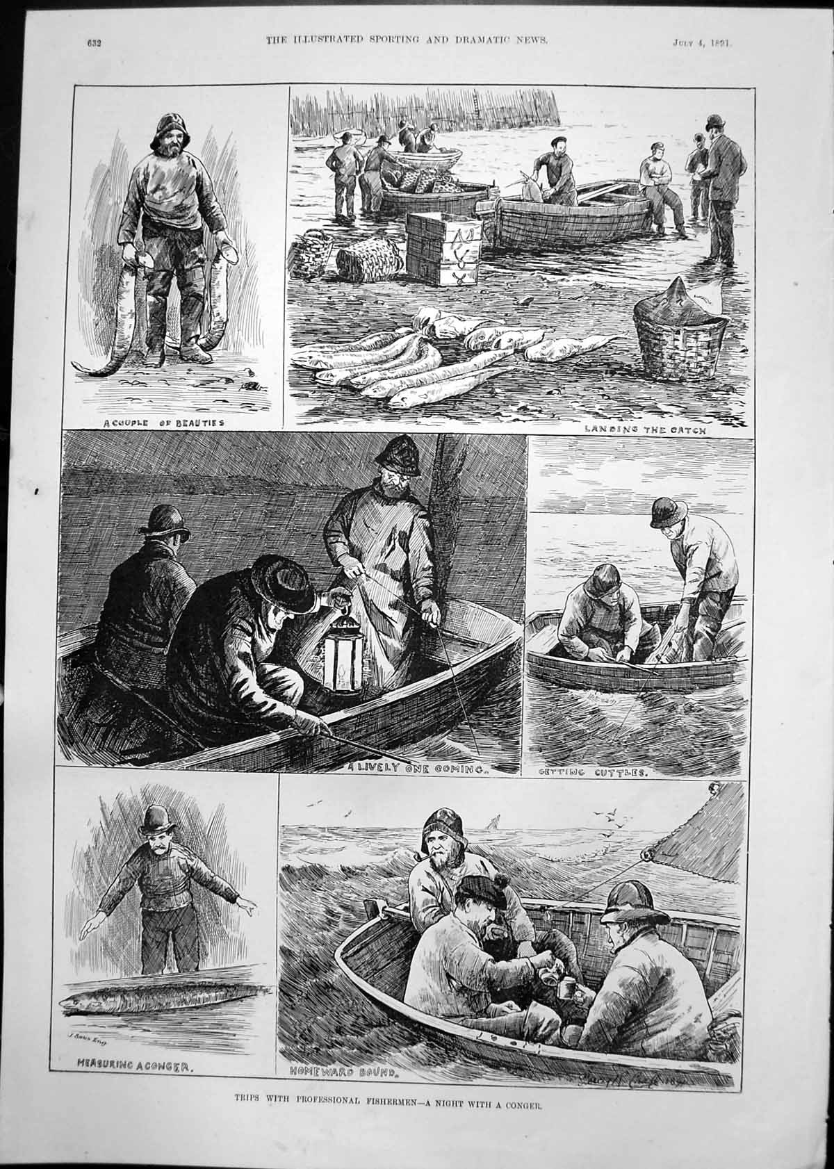 Old Pressional Fishermen Night Conger Captious Critic Handel Fest 189 Victorian