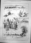 Old Recollections Bisley Rifle Shooting Pastoral Play Wimbledon 1891 Victorian