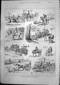 Antique Old Print Some Men Who Hunt Funker No Friend Farmer Feels Safest 1892