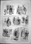 Antique Print On Being Photographed By Victim Look Best Lady Rejected 1892 19th
