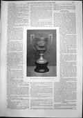 Old Billiard Championship Cup Captious Critic White Rose C Dalton 189 Victorian