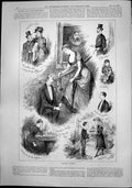 Old Print Society Slaves Piccadilly Dolly Cigarettes Beauty Distress 1892 19th