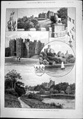 Antique Print Coming Age Lord Warkworth Alnwick Coaching Devizes Bath 1892 19th