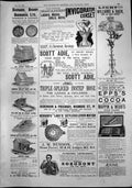 Old Print Reasts Invicorator Corset Williams Bach Lamp Shade Makers 1892 19th