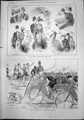 Old Flower Show Earls Court Polytechnic Cycling Club Paddington 1892 Victorian