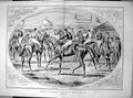 Old Antique Print Entrance Paddock Epsom Waiting Orders Parade Derby 1892 19th