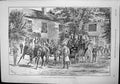Old Print Boxhill Rocket Starting From Burford Bridge Hotel Carriage 1892 19th