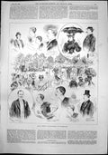 Antique Print Essex County Championships Chelmsford Lady Brooke Prizes 1892