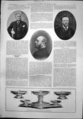 Old Presentation Ex Mayor Canterbury Joseph Barnby Walter Parratt1892 Victorian