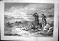 Old Antique Print On Moors Perthshire Man Kilt Rifle Shooting Grouse 1892 19th