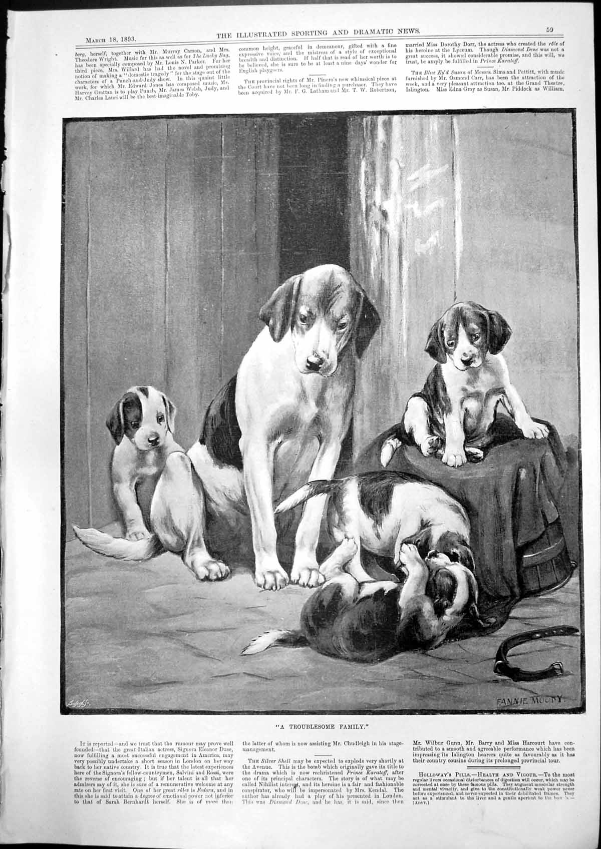 Old Troublesome Family Puppies F Moody Captious Critic Master Builder