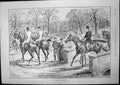 Old Print Finish Season Sturgess Yacht Saloon Billiard Room Morning 1893 19th