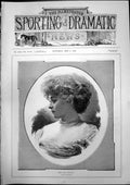 Old Miss Alice Kingsley Tooles Theatre Young Woman Short Curly Hair18 19th