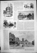 Old Marlborough Theale Kennet Jubilee Fountain Reading Chippenham1893 Victorian