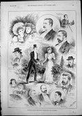 Old Antique Print Midland Railway Benevolent Institutions Gala Derby 1893 19th