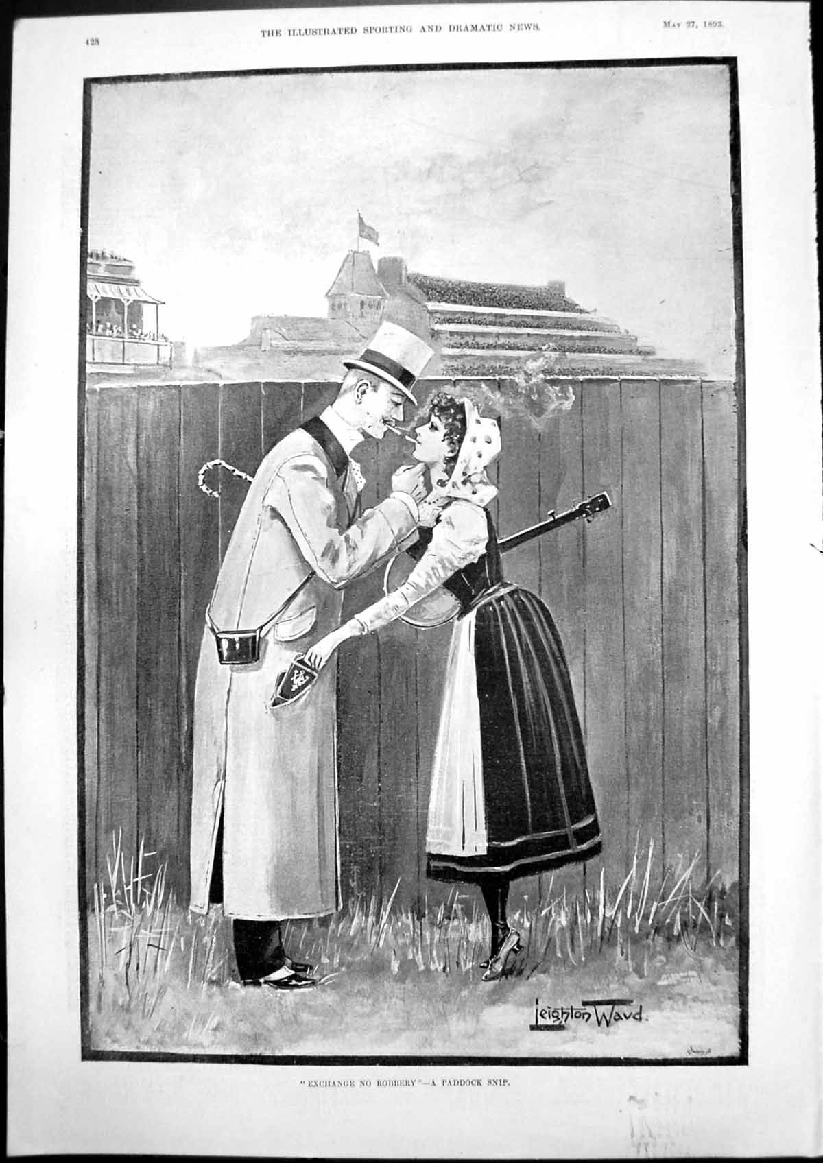 Old Exchange No R0Bbery Paddock Snip L Ward Owner Mr Falkirk Derby189 Victorian