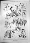 Old Kosmic Fete Dublin Harry Esmond County Cricket Ground Wilts 1893 Victorian