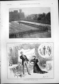 Old Queens Birthday Trooping Colour Signorina Duse Lyric Theatre 1893 Victorian
