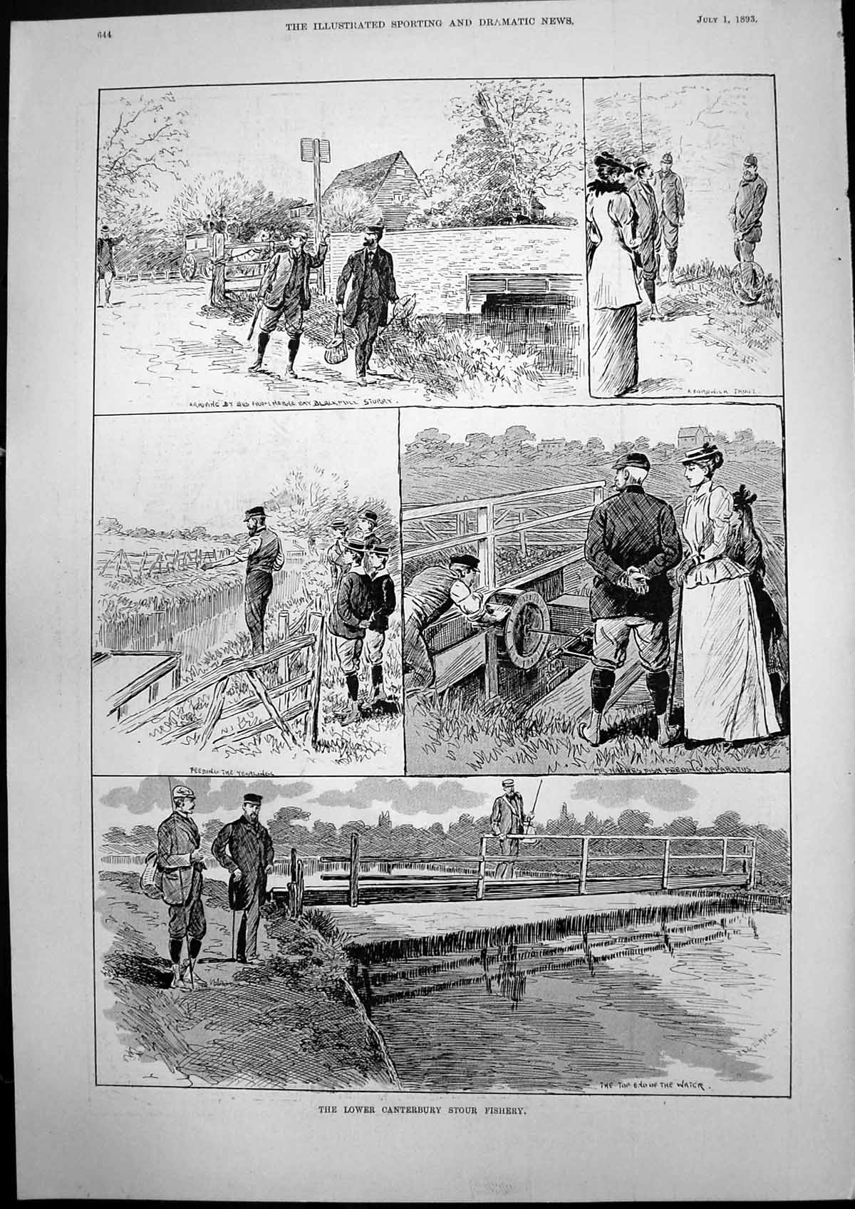 Old Lower Canterbury Stour Fishery Sisters Hospital St Albans S Fishe