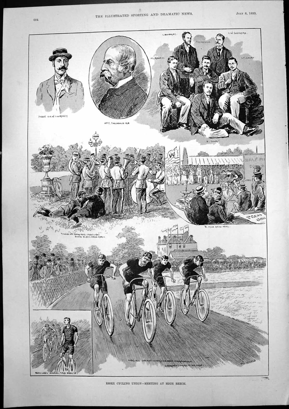 Old Essex Cycling Union Meeting Parry Coles Opera Kilburn Town Hall