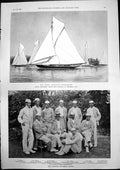 Old Cambridge University Eleven Royal Northern Yacht Club Rothesay189 Victorian