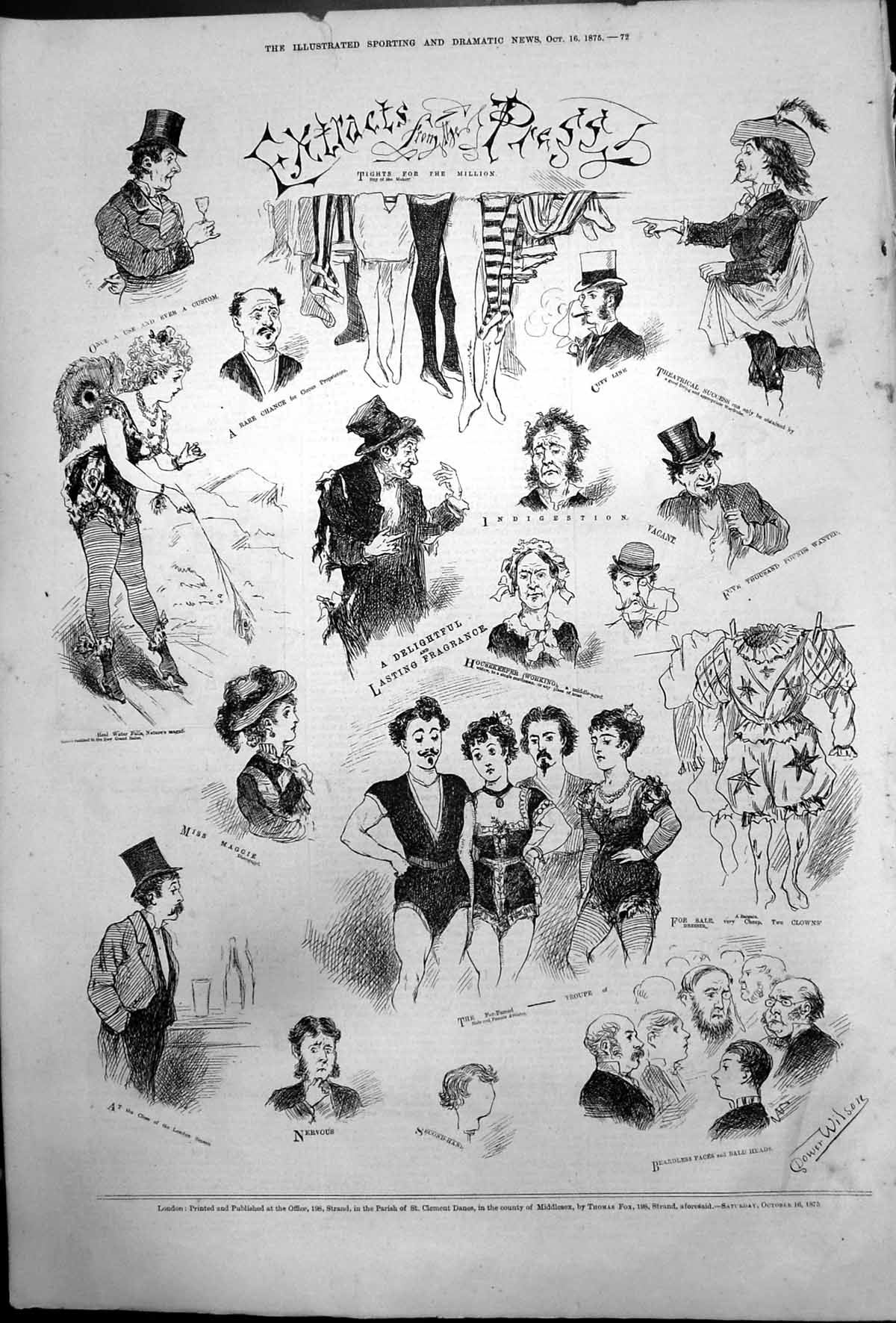 Old Extracts From Press Tights For Million Miss Maggie Bald Heads 187 Victorian