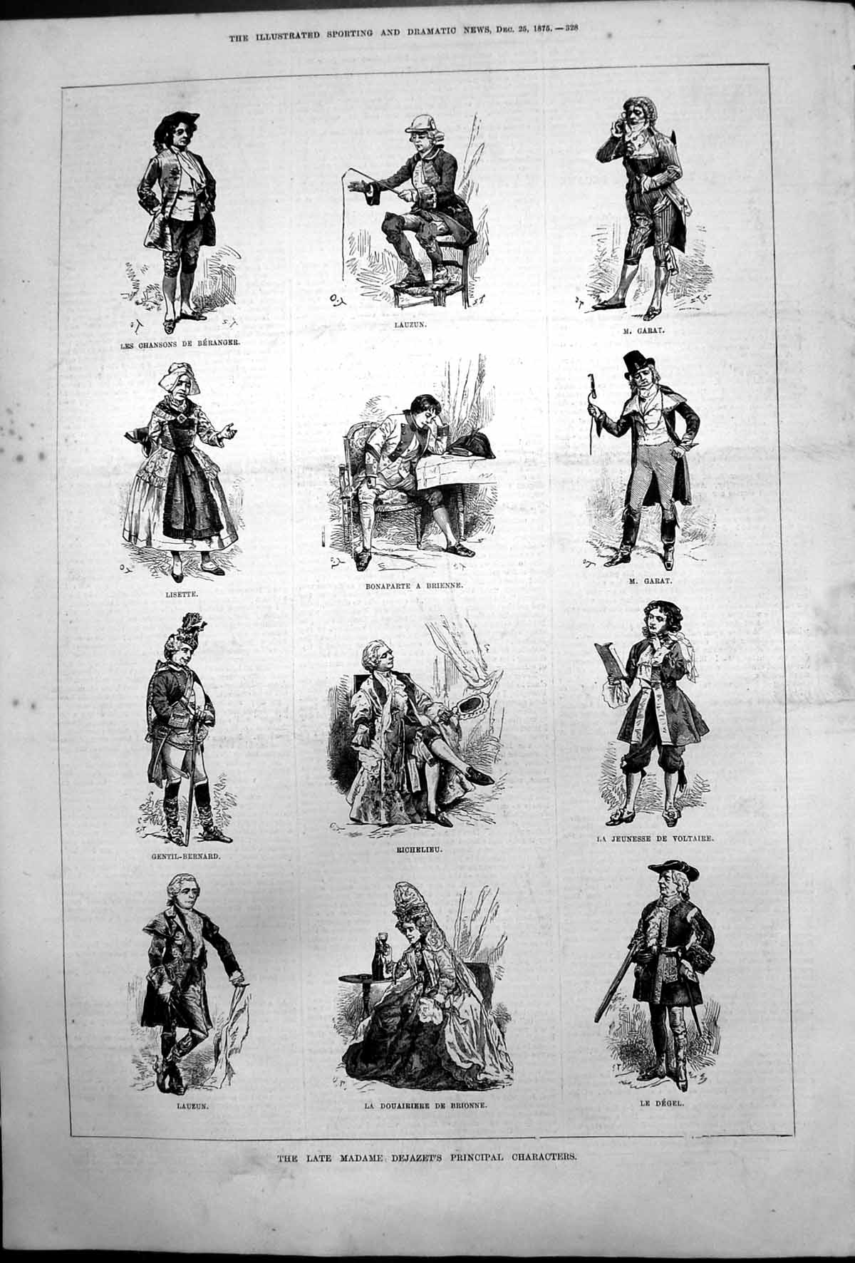 Old Late Madame Dejazets Principal Characters M Garat Lisette Lauzun1