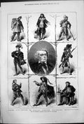 Old Late Frederic Lemaitrre His Principal Characters Ruy Blas Kean 18 19th
