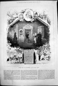 Original Old Antique Print Scenes From Les Danicheff Odeon Paris 1876 Victorian