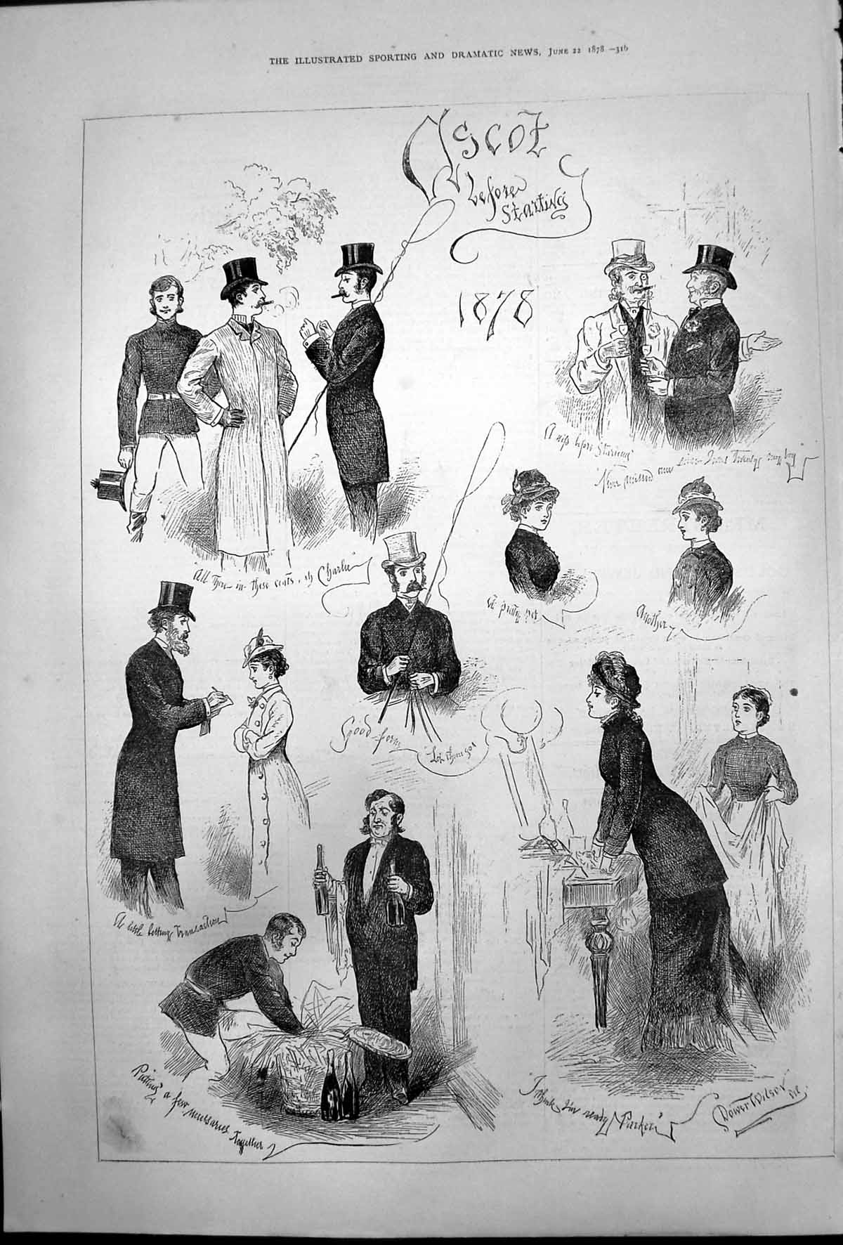 Old Ascot Before Starting Dower Wilson Nip Before Start Pretty Pet 18 19th