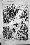Antique Old Print Grouse Prospects In North W Donnelly Laird On Rounds 1878