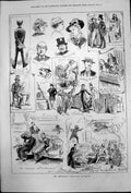 Old Theatrical World Out Season Low Comedy Hard Times Attendants1878 Victorian