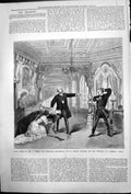Old Scene La Princesse Borowska Theatre De L'Ambigu Paris Newski 1878 Victorian