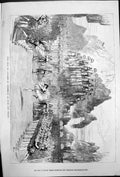 Antique Print Scene Pantomine Cinderella Drury Lane Theatre D Friston 1879 19th