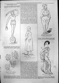 Antique Old Print Captious Critic English Opera Piccolino Carmen Jose 1879 19th