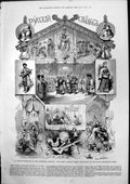 Old Print Russian Marriage 16Th Century Drama Salle Ventadour Paris 1875