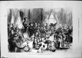 Old Antique Print Farewell Dinner Mr Barry Sullivan Alexandra Palace 1875 19th