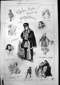Old Charles Kean Louis Xi Princess'S R Cathcart Everett Tristan 1875 Victorian