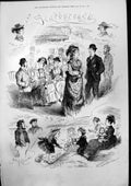 Old Sketches Scarborough Dower Wilson Pensive Fair Spa Characters 187 Victorian