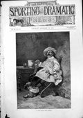 Old On Good Terms With Himself F Vinea Jolly Man Drinking Sword 1875 Victorian