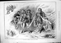 Original Old Antique Print Scenes Ingomar Lyceum Theatre John Jellicoe 1883
