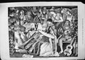 Old Antique Print Dream Drama Cyril Cyril Hallward Couple Musicians 1884 19th