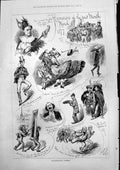Old Retrospective Fancies Humours Past Month March In Like Lion 1877 Victorian