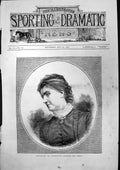Original Old Antique Print Aristocratic Distinguished Amateurs Mrs Berens 1877