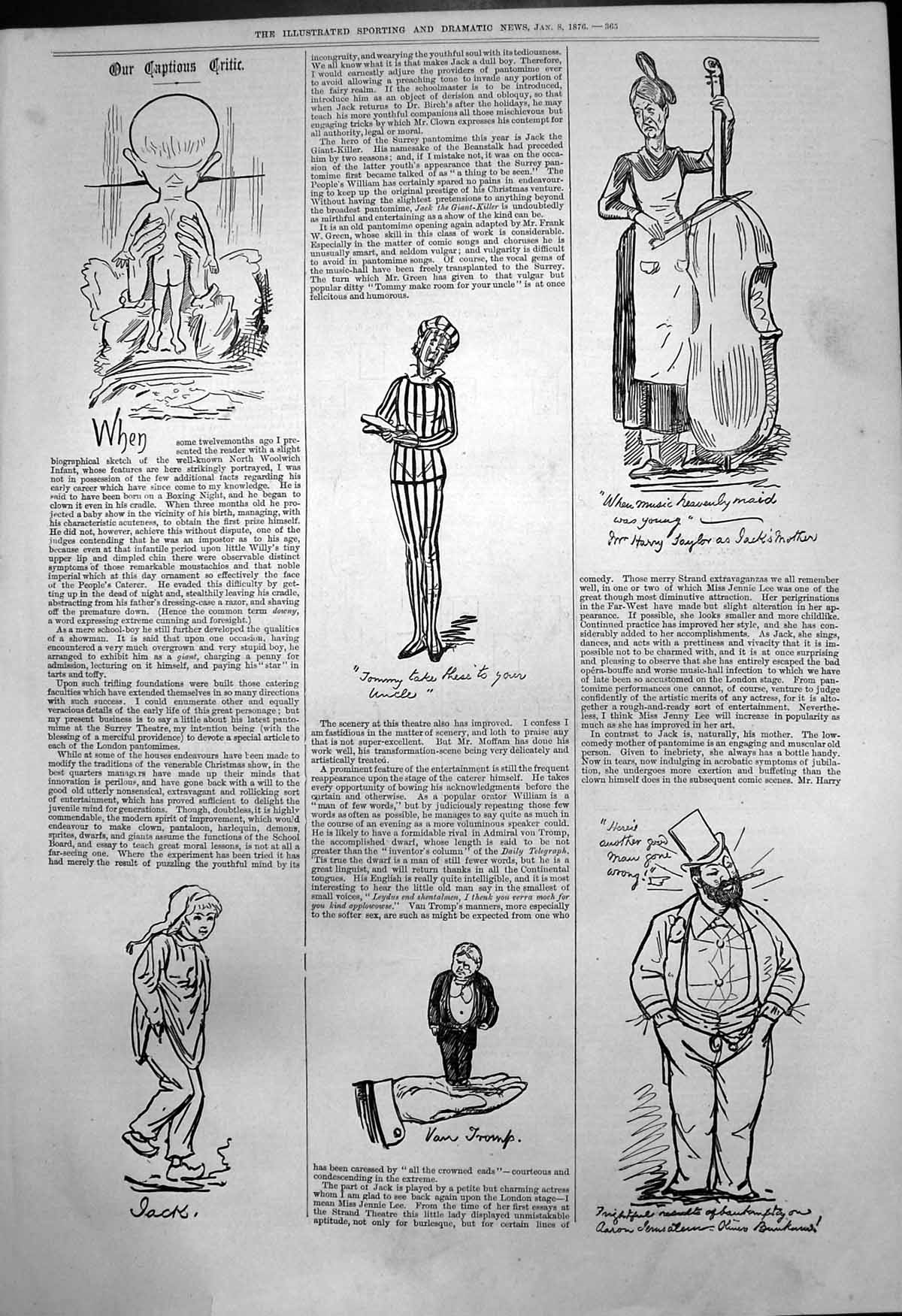 Old Captious Critic Jack Tommy Van Tromp Harry Taylor Jacks Mother187 Victorian