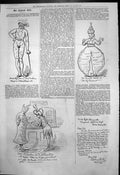 Old Print Captious Critic Lord Bateman Alhambra Canteen Big Bashaar 1876 19th