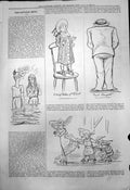 Old Print Captious Critic Bathing Margate Skating Rink Patron Talent 1878 19th