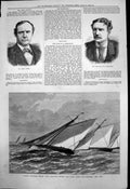 Old Shiel Barry Harry Montague Royal Victoria Yacht Club Regatta 1878 Victorian
