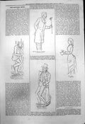 Old Print Captious Critic Love Or Money Mr Denison Professor Lobelia 1878 19th