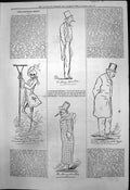 Old Print Captious Critic Musket Night Haymarket Moneylender Spender 1878 19th
